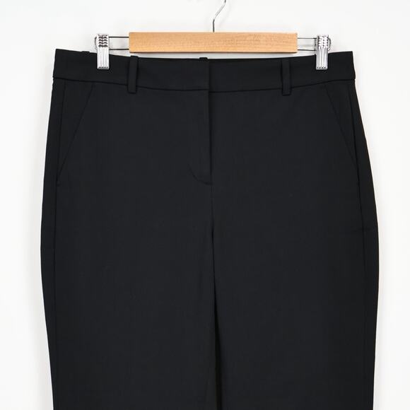 NWT J.Crew Factory Petite Kallie Straight-Leg Stretch Pant Black Size 12 Petite - Picture 5 of 11